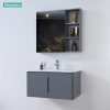 Tủ Lavabo Nhựa PVC Mowoen MW2709-80 800mm Treo Tường - ảnh 2