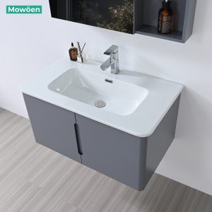 Ảnh công trình thực tế Tủ Lavabo Nhựa PVC Mowoen MW2709-80 800mm Treo Tường