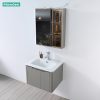 Bộ Tủ Lavabo Nhựa PVC MOWOEN MW2710-60 Treo Tường 600mm - ảnh 3