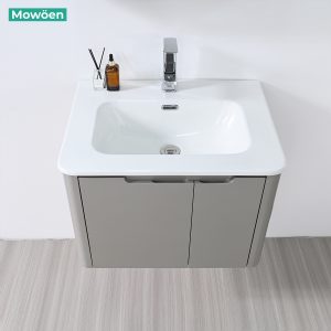 Ảnh công trình thực tế Bộ Tủ Lavabo Nhựa PVC MOWOEN MW2710-60 Treo Tường 600mm