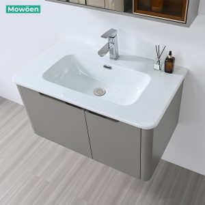 Ảnh công trình thực tế Tủ Lavabo Nhựa PVC Mowoen MW2710-80 800mm Tủ Gương LED