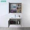 Tủ Lavabo Nhựa PVC Mowoen MW2710-80 800mm Tủ Gương LED - ảnh 4