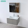 Tủ Lavabo Nhựa PVC Mowoen MW2710-80 800mm Tủ Gương LED - ảnh 3