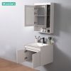 Tủ Lavabo Nhựa PVC Mowoen MW2805-60 Khổ 600mm Chậu Liền Mạch - ảnh 4