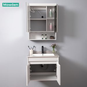 Ảnh công trình thực tế Tủ Lavabo Nhựa PVC Mowoen MW2805-60 Khổ 600mm Chậu Liền Mạch