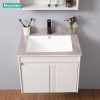 Tủ Lavabo Nhựa PVC Mowoen MW2805-60 Khổ 600mm Chậu Liền Mạch - ảnh 7