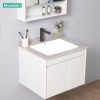 Tủ Lavabo Nhựa PVC Mowoen MW2805-60 Khổ 600mm Chậu Liền Mạch - ảnh 6