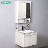 Tủ Lavabo Nhựa PVC Mowoen MW2805-60 Khổ 600mm Chậu Liền Mạch - ảnh 2
