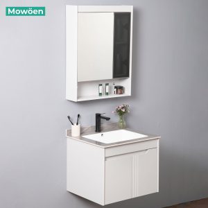 Ảnh công trình thực tế Tủ Lavabo Nhựa PVC Mowoen MW2805-60 Khổ 600mm Chậu Liền Mạch