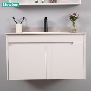 Ảnh công trình thực tế Bộ Tủ Lavabo Nhựa PVC MOWOEN MW2805-80 Treo Tường 800mm