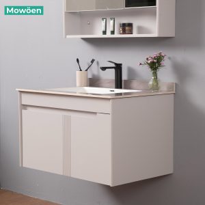 Ảnh công trình thực tế Bộ Tủ Lavabo Nhựa PVC MOWOEN MW2805-80 Treo Tường 800mm
