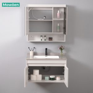 Ảnh công trình thực tế Bộ Tủ Lavabo Nhựa PVC MOWOEN MW2805-80 Treo Tường 800mm