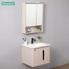Tủ Lavabo Nhựa PVC MOWOEN MW2807-60 Khổ 600mm Kèm Tủ Gương LED - ảnh 2