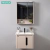 Tủ Lavabo Nhựa PVC MOWOEN MW2807-60 Khổ 600mm Kèm Tủ Gương LED