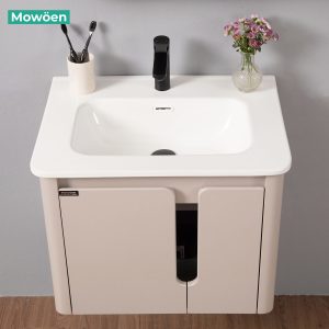 Ảnh công trình thực tế Tủ Lavabo Nhựa PVC MOWOEN MW2807-60 Khổ 600mm Kèm Tủ Gương LED