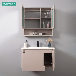 Ảnh công trình thực tế Bộ Tủ Lavabo Nhựa PVC MOWOEN MW2807-80 Treo Tường 800mm