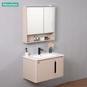 Ảnh công trình thực tế Bộ Tủ Lavabo Nhựa PVC MOWOEN MW2807-80 Treo Tường 800mm