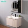 Tủ Lavabo Nhựa PVC Mowoen MW2811-80 Gương Tròn 600mm - ảnh 4