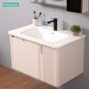 Tủ Lavabo Nhựa PVC Mowoen MW2811-80 Gương Tròn 600mm - ảnh 5