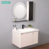 Tủ Lavabo Nhựa PVC Mowoen MW2811-80 Gương Tròn 600mm - ảnh 2
