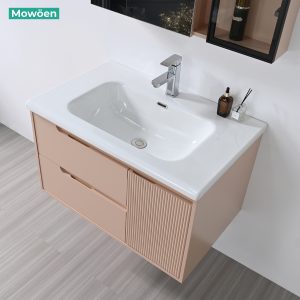 Ảnh công trình thực tế Bộ Tủ Lavabo Nhựa PVC MOWOEN MW2820-80 Treo Tường 800mm