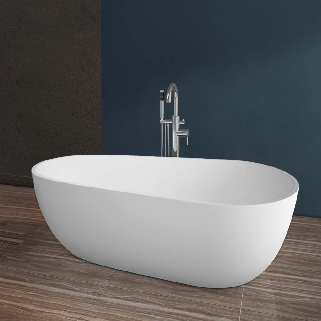Bồn Tắm Ngâm Mowoen MW8024-170 Đặt Sàn 1700mm Nguyên Khối