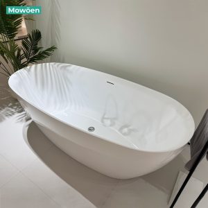 Ảnh công trình thực tế Bồn Tắm Ngâm Mowoen MW8223P-170 Đặt Sàn 1700mm Lòng Sâu