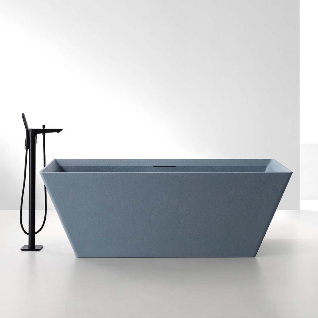 Bồn Tắm Ngâm Mowoen MW001 Matt Gray Đặt Sàn 1700mm