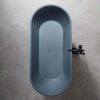 Bồn Tắm Ngâm MOWOEN MW002 Matt Gray Đặt Sàn 1700mm - ảnh 2