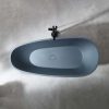 Bồn Tắm Ngâm MOWOEN MW003 Matt Gray 1700mm Đặt Sàn - ảnh 2
