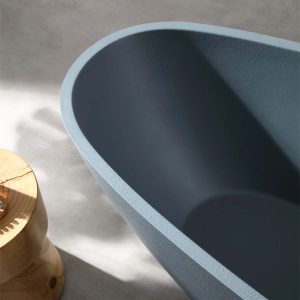 Ảnh công trình thực tế Bồn Tắm Ngâm MOWOEN MW003 Matt Gray 1700mm Đặt Sàn