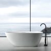 Bồn Tắm Ngâm MOWOEN MW003 Matt Gray 1700mm Đặt Sàn - ảnh 4