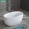 Bồn Tắm Ngâm Mowoen MW8227P-130 Đặt Sàn 1300mm Acrylic - ảnh 2