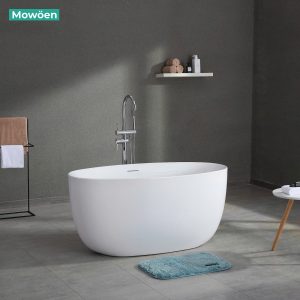Ảnh công trình thực tế Bồn Tắm Ngâm Mowoen MW8227P-130 Đặt Sàn 1300mm Acrylic