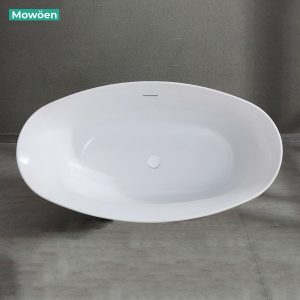 Ảnh công trình thực tế Bồn Tắm Ngâm Mowoen MW8227P-130 Đặt Sàn 1300mm Acrylic