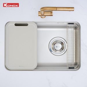 Ảnh công trình thực tế Chậu Rửa Bát KONOX Tari Smart 7047PP 1 Hố 700mm Cá Nhân Hóa