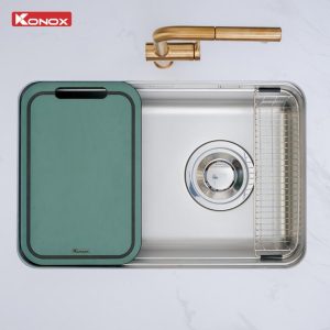 Ảnh công trình thực tế Chậu Rửa Bát KONOX Tari Smart 7047PP 1 Hố 700mm Cá Nhân Hóa