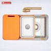 Chậu Rửa Chén KONOX Tari Smart 8047PP 1 Hố Bề Mặt Hạt Smart - ảnh 2