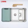 Chậu Rửa Chén KONOX Tari Smart 8047PP 1 Hố Bề Mặt Hạt Smart - ảnh 3