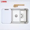 Chậu Rửa Chén KONOX Tari Smart 8047PP 1 Hố Bề Mặt Hạt Smart - ảnh 5
