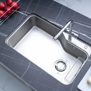 Ảnh công trình thực tế Chậu Rửa Bát 1 Hố Nobinox Nova A181HQ Inox 304 Lắp Âm 820mm