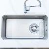 Chậu Rửa Bát 1 Hố NOBINOX NOVA A282M Inox 304 Lắp Âm 820mm - ảnh 3