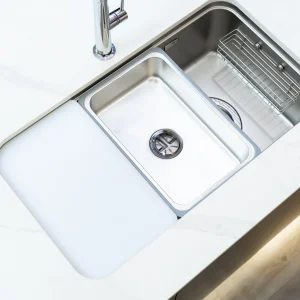 Ảnh công trình thực tế Chậu Rửa Bát 1 Hố NOBINOX NOVA A282M Inox 304 Lắp Âm 820mm