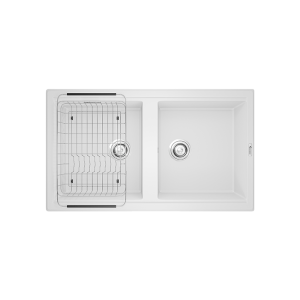 Ảnh công trình thực tế Chậu Rửa Bát Đá Granite KONOX Terra 860S Black 1 Hố