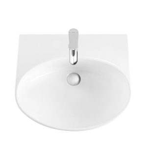 Ảnh công trình thực tế Chậu rửa lavabo TOTO LHT333C#XW treo tường chân lửng