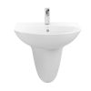Chậu rửa lavabo TOTO LHT333C#XW treo tường chân lửng - ảnh 5