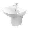 Chậu rửa lavabo TOTO LHT333C#XW treo tường chân lửng - ảnh 6