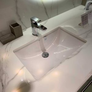 Ảnh công trình thực tế Chậu Rửa Mặt Lavabo Âm Bàn TOTO LW1536V#XW