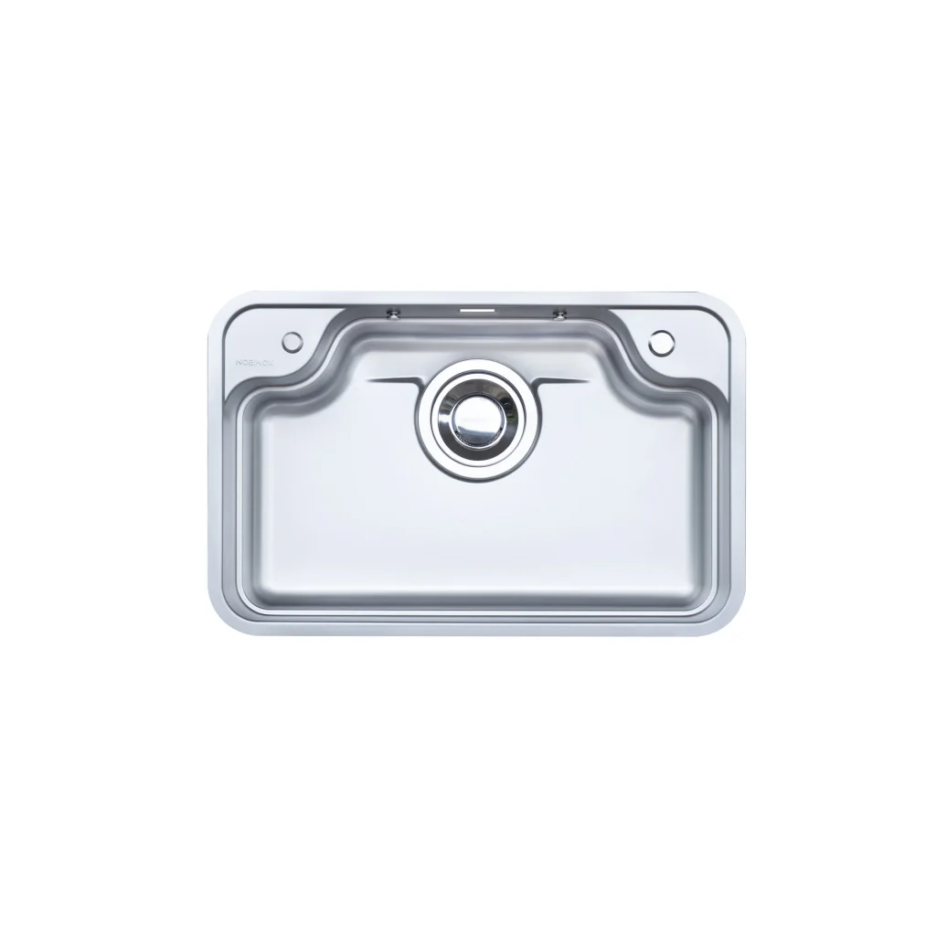 Chậu Rửa Bát 1 Hố Nobinox ARVO B370 Inox 304 Dày 1.2mm