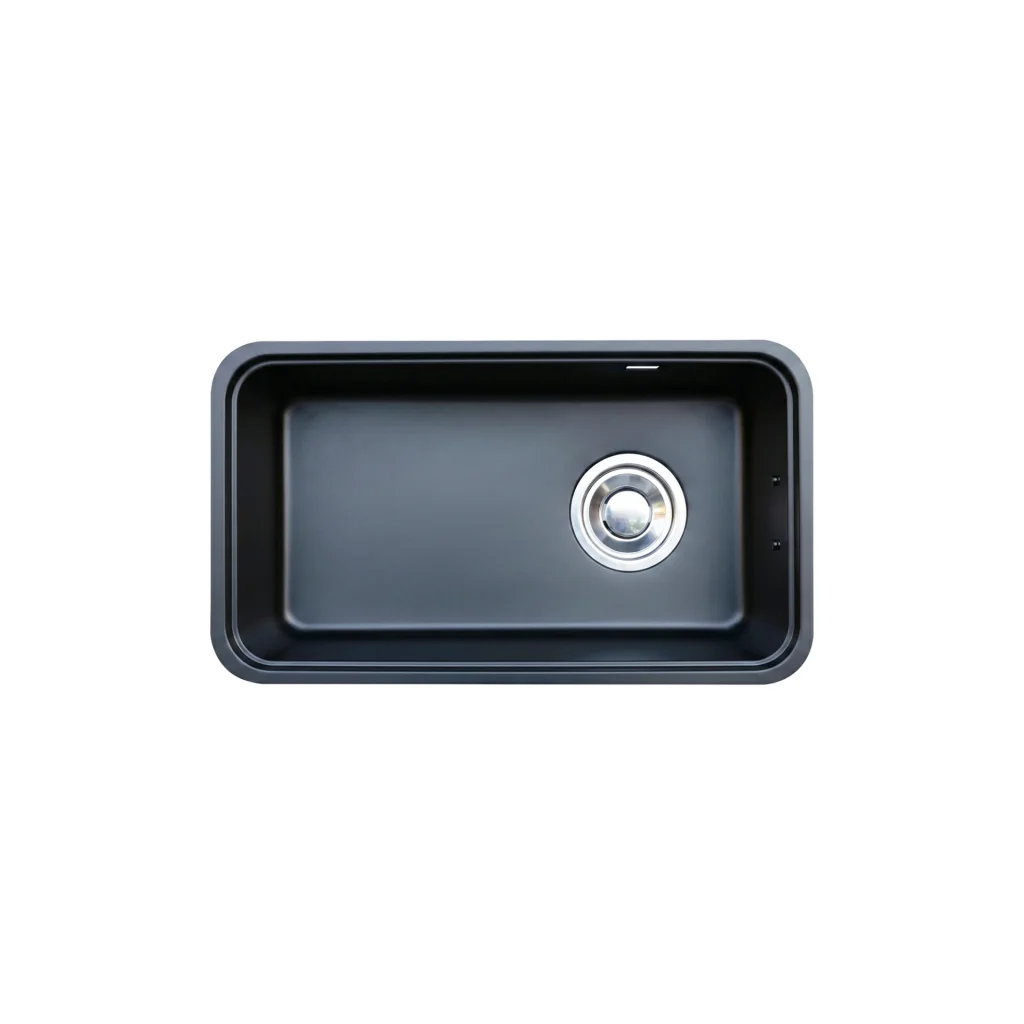 Chậu Rửa Bát 1 Hố Nobinox NOVA A284B PVD Đen 820mm